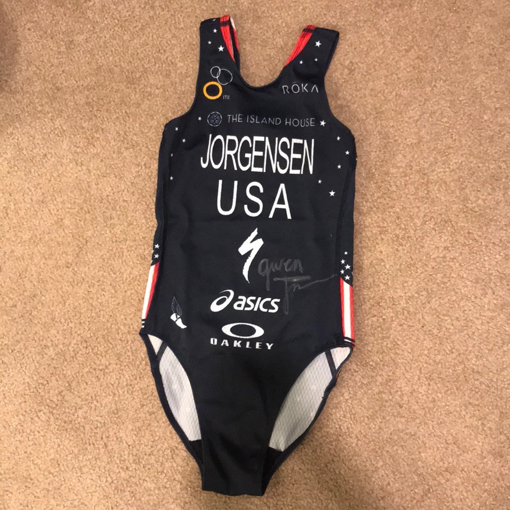 Gwen Jorgensen’s Tri Suit from the Olympics!